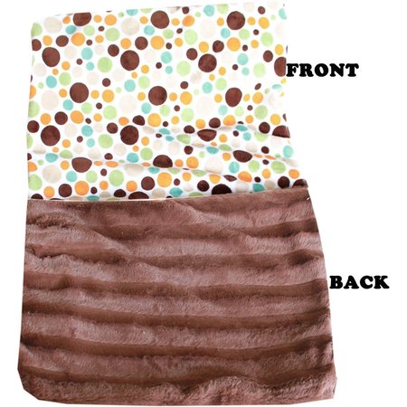 MIRAGE PET PRODUCTS Luxurious Plush Itty Bitty Baby Blanket Fall Party Dots 500-127 FlDtIB